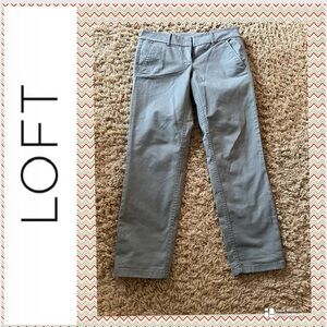 LOFT Classic Army Green Chinos